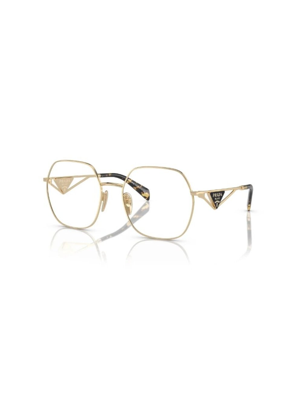 Prada PR59ZV ZVN1O1 56 Pale Gold (ZVN1O1) Eyeglasses Optical Frame